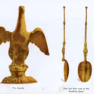 The Ampulla and Annointing Spoon - Crown Jewels