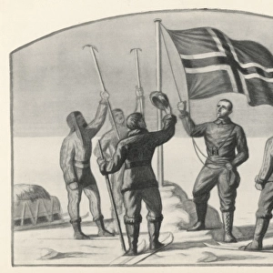 Amundsen / Raising Flag