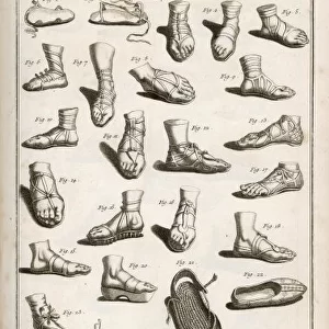 Ancient Footwear / Diderot