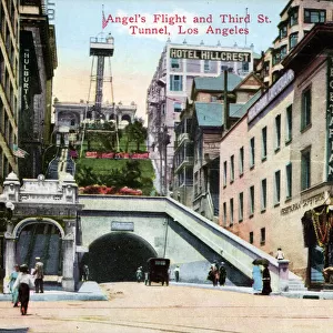 Angels Flight Funicular railway - Los Angeles, USA
