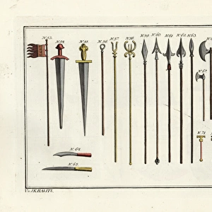 Anglo Saxon and Danish weaponry