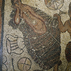 Ariadne sleeping. Roman mosaic