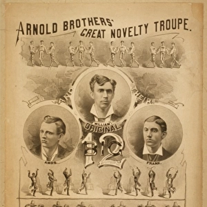 Arnold Brothers Great Novelty Troupe original big 12