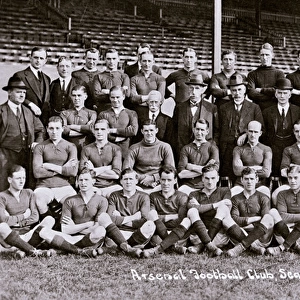 Arsenal Football Club team and officials 1920-1921