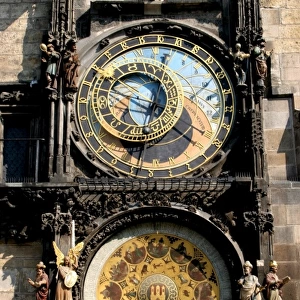 The Astronomical Clock in Prague, Czech Republic