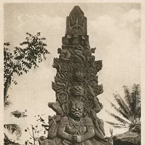 Bali, Indonesia - Kerambitan - Buddhist stele