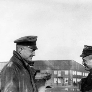 Baron von Richthofen and Reserve Lieutenant Klein, WW1