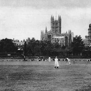 Bath Cricket Ground Print, 1909 Bath Cricket Ground Print, 1909