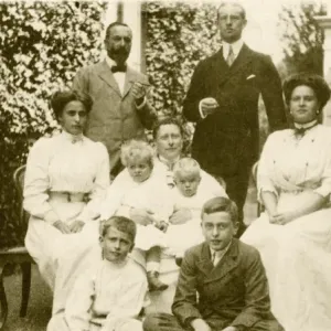1906 Battenberg Family Print 1906 Battenberg Family Print
