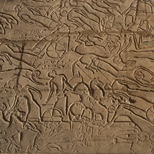 Battle of Kadesh (1274 B. C. ). Ramesseum. Egypt