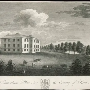 Beckenham Place Print, 1770s Mansion Beckenham Place Print, 1770s Mansion