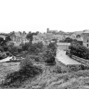 Belleek Panoramic Print, Early 1900s