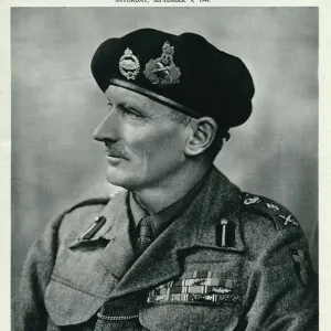 Field Marshal Bernard Montgomery Print, 1944 Field Marshal Bernard Montgomery Print, 1944