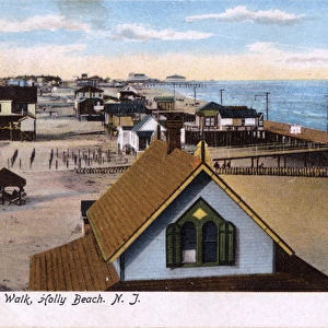 Board walk, Holly Beach, New Jersey, USA