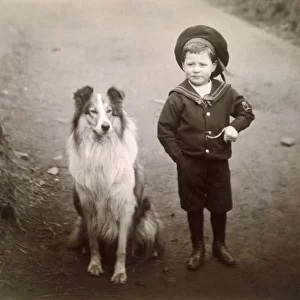 Boy and Collie