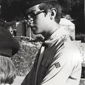 Boy scout in Gibraltar