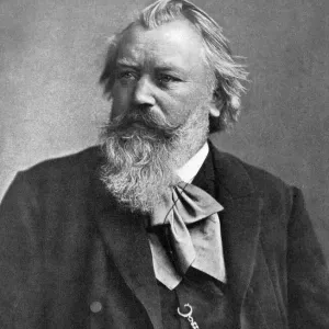Johannes Brahms German Musician Print 1833-1897 Johannes Brahms German Musician Print 1833-1897
