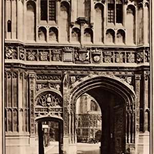 Britain poster, Canterbury, Christ Church Gate