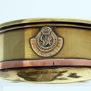 British 18 pounder shell case - an Army Service cap