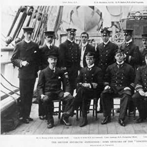 The British Antarctic Expedition: some officers of the Disco