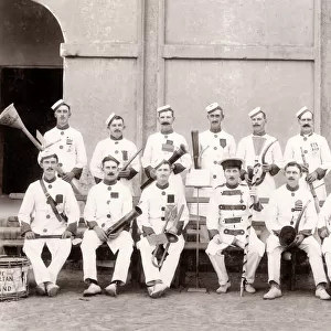 British army band, Multan, Pakistan, 1880 s