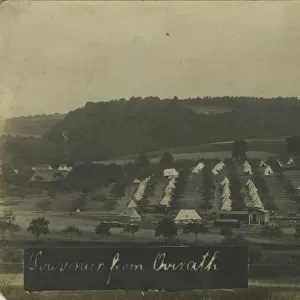 British Army Camp, Overath, Koln, Westphalia, Germany. Date: 1910s