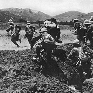 British charge at Gallipoli, 1915