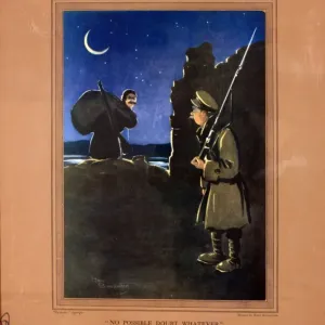 Bruce Bairnsfather WW1 Cartoon Print, 1916 Bruce Bairnsfather WW1 Cartoon Print, 1916