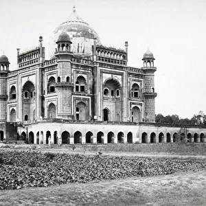 c. 1860s India - Delhi, the mausoleum of Suftur Jung