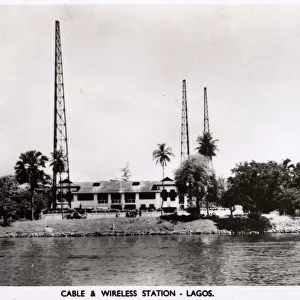 Cable and Wireless Station. Lagos, Nigeria