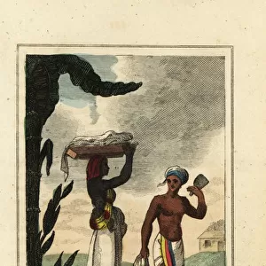 Carib women of Martinique, Antilles, West Indies, 1818