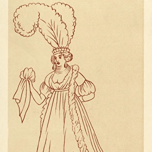 Caricature of fashion 1794 Shepherds, I have lost my waist