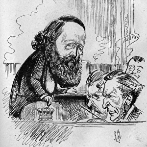 Caricature of Lord Salisbury, Conservative party leader