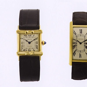 Two Cartier wristwatches