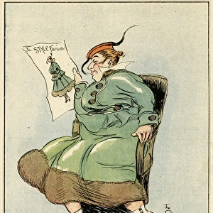 Cartoon, Elegance, WW1
