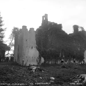 Early 20th Century Print of Castle Caldwell, Co. Fermanagh Early 20th Century Print of Castle Caldwell, Co. Fermanagh