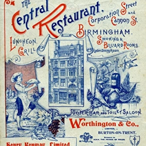 Central Restaurant advert