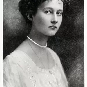 Charlotte, Grand Duchess of Luxembourg (1896-1985). Reigned as Grand Duchess of Luxembourg from January 1919 until her abdication in November 1964. Date: circa 1916