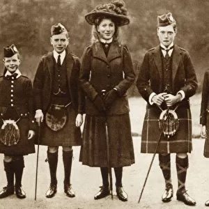 Five of the children of King George V