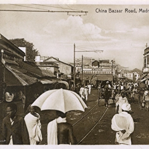 China Bazaar Road, Madras, Tamil Nadu, India