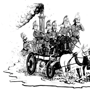 London Fire Brigade: Horse drawn engines
