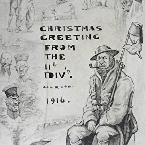 Christmas Card from the British Upper Silesian Artillery