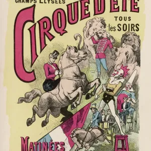 Cirque d'Été Print: Champs-Élysées, Paris