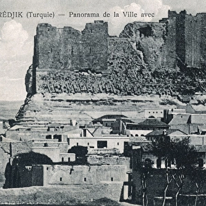 Citadel at Birecik, Turkey - View over the rooftops