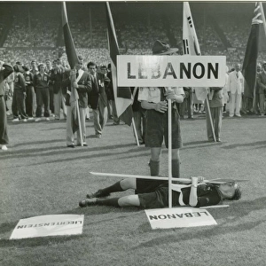 Collapsed Scout at 1948 London Olympics