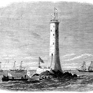 The Completion of Wolf Rock Lighthouse, 1869