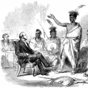 The Conference of Kaw Indians with the United States Governm