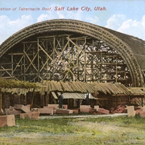 Construction of the Tabernacle - Salt Lake City, Utah, USA