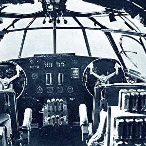 Controls of RAF Short Sunderland Flying Boat, WW2