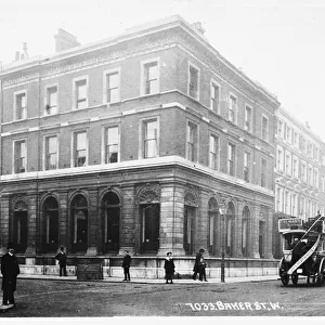 Corner of Baker Street and Dorset Street, Marylebone, London